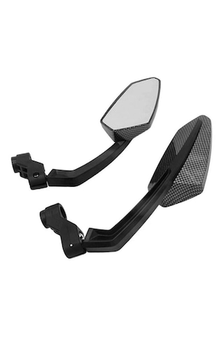 Üniversal Motosiklet Aynası Karbon 8/10mm Ters Ve Düz Diş Tüm Mar