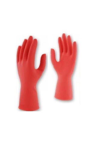 Derby Ekstra Güçlü Bulaşık Eldiveni Kırmızı No: 8.5 L