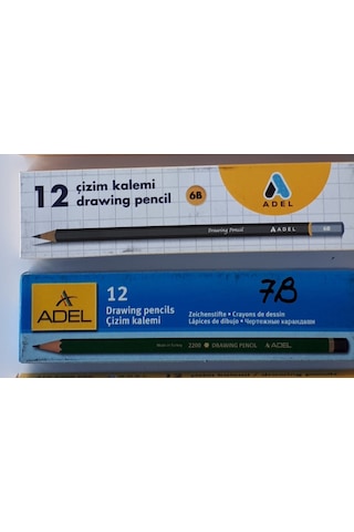 Adel Dereceli Kalem 6B 12 Adet + 7 B 12 Adet