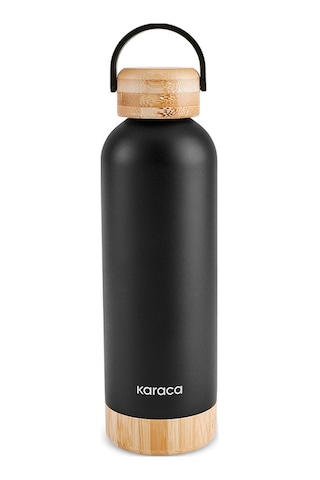 Karaca Woody Çelik Sızdırmaz Termos 500 ml Siyah