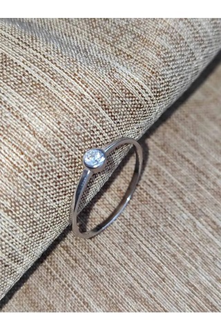 Sılver Whale Taşlı 925 Ayar Gümüş Yüzük 43018949 Gri