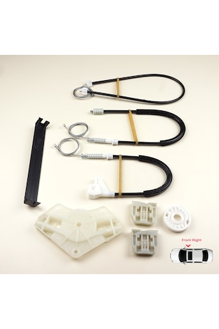 Skoda Octavia Mk1 1u 2001-2010 İçin Ön Sağ Cam Kriko Tamir Seti
