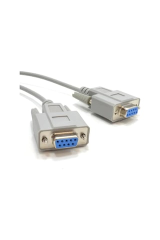Rs232 Db9 9 Pin Serial Dişi Dişi Seri Com Kablo