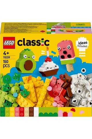 LEGO® Yaratıcı Yiyecek Arkadaşlar 11039 - 4 Yaş ve Üzeri Çocuklar için Hayal Gücünü Geliştiren Yaratıcı Oyuncak Yapım Seti (150 Parça)