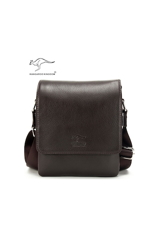 Erkek Postacı Askılı Hakiki Deri Çanta A+ Kangaroo Kıngdom 7279K