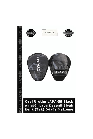 Özel Üretim Lapa-59 Black Amatör Lapa Desenli Siyah Renk Tek Dövüş Malzeme