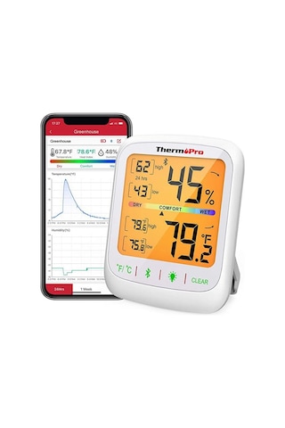 ThermoPro TP359 Akıllı İç Mekan Sıcaklık ve Nem Ölçer Termometre