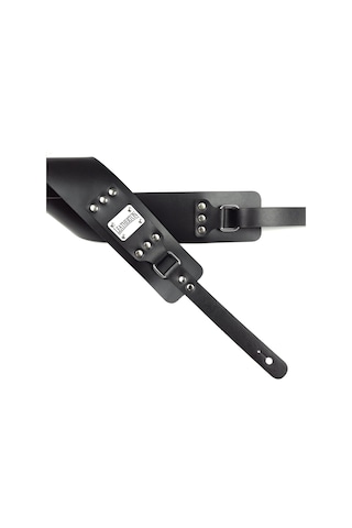 Leatherton Lt Fastback Hakiki Deri Gitar Askısı Siyah