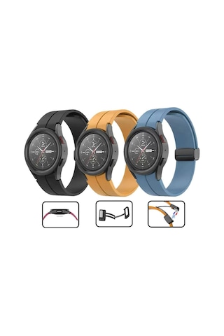 Galaxy Watch 4 44mm Uyumlu Krd-84 Uyumlu Frm Kordon Lila