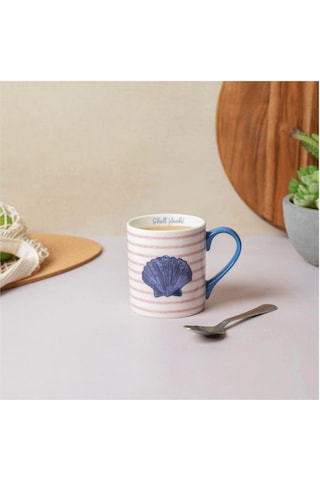 Mikasa Fine China 280 Ml Düz Taraflı Kupa Deniz Kabuğu Mor