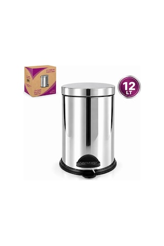 Storeşahin 12 L Metal Pedallı Çöp Kovası Shn0720