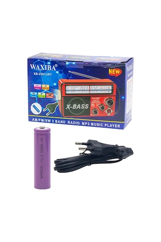 Nostaljik Radyo Waxıba Nostaljik Radyo Bluetooth Fm Usb Xb-2301rt 5468