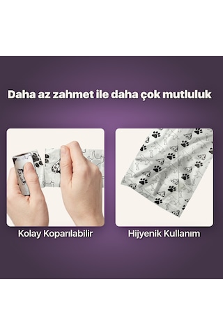Ubpet Köpek Kaka Poşeti I Mösta Atık Poşeti I Kokulu 120 Adet 8'li Rulo