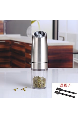 Maiyame Elektrikli Tuz-biber Değiştirilebilir Değirmen Seti, Paslanmaz Çelik, Otomatik Algılama, Gümüş Renkli, Toptan Satış Diğer