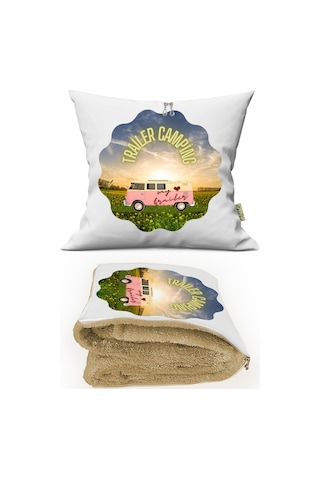 Karavan Trailer Camping Tv Battaniyeli Opsiyonel Yastık & Kırlen Karavan Trailer Camping Tv Battaniyeli Opsiyonel Yastık & Kırlen