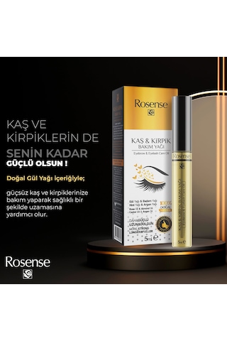 Rosense Kaş & Kirpik Bakım Yağı 5 Ml