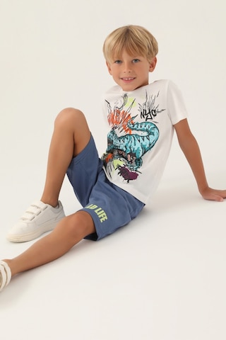 Rolypoly Wild Life Krem Erkek Çocuk Bermuda Takım 5274-43131 Krem