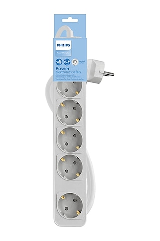 Philips Chp2154w Beyaz Çocuk Korumalı 5'li Priz 1,5m