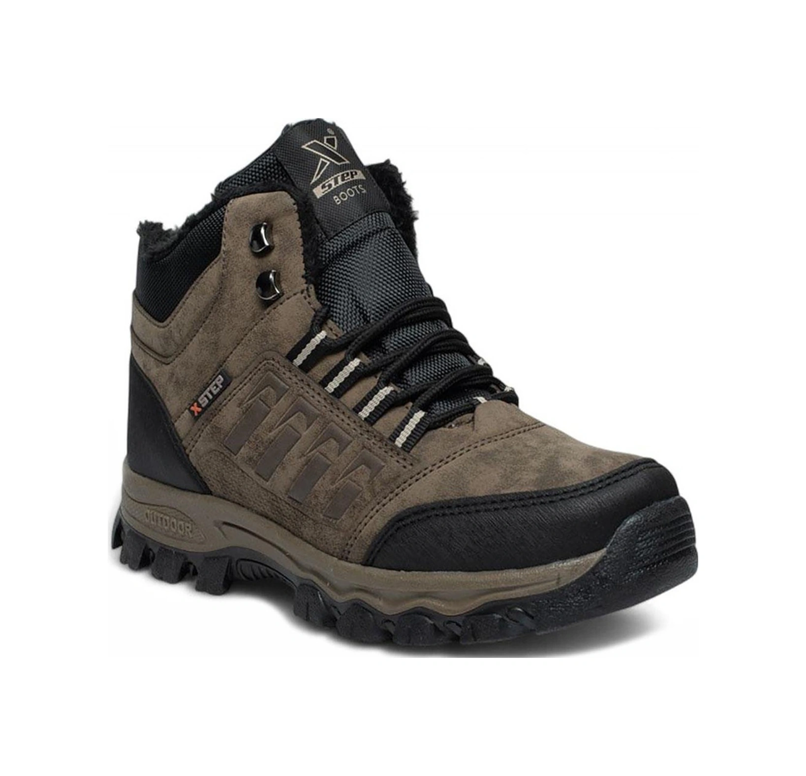 Celira Xsp Vizon Outdoor Kürklü Erkek Kışlık Bot Ayakkabı Vizon