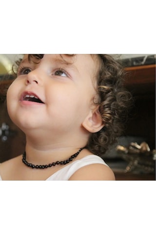 Babyjem Orjinal Sertifikalı Kehribar Bebek Kolyesi Vişne