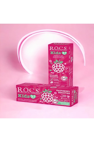 Rocs Çocuk 3-7 Yaş Florürsüz Smoothie Diş Macunu 35 Ml ROC-476670