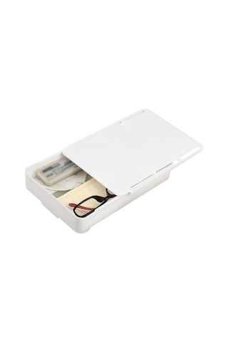 Masa Altı Gizli Saklama Çekmecesi 20x10,5x3cm Beyaz