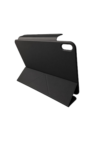 Newface - 28 - Apple Apple iPad 2025 10.9 10.nesil A16 Edz Manyetik Standlı Tablet Kılıfı - Csmo-tex - - Siyah