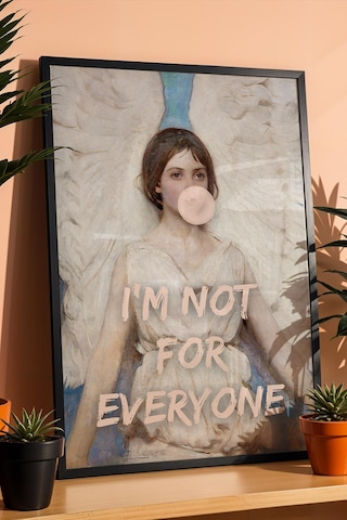 I Am Not For Everyone Çerçeveli Tablo Abbott Handerson Thayer Angel Genç Odası İçin Dekor Altered Art