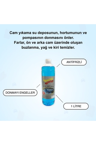 '-40Spectrekırmızı Antifriz 1.5 Lt 2 Adet Cam Suyu 1 Lt 2 Adet