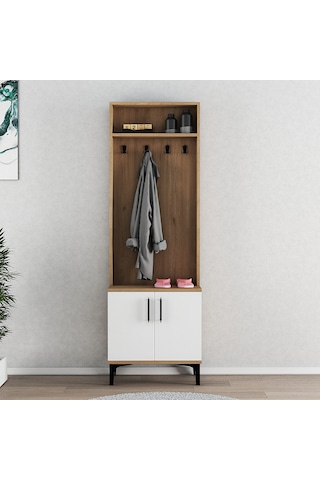 Ferniso Mobilya Portmanto Vestiyer Ud-beyaz