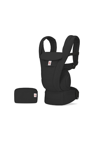 Omni Deluxe %100 Pamuklu (Onyx Black) , 4 Farklı Taşıma Pozisyonlu Ergonomik Kanguru