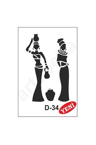 D-34  Artebella Stencil 20x30 Cm
