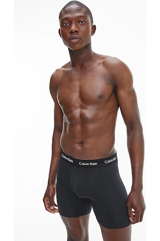 Calvin Klein Erkek 3lü Boxer-7789 Xwb Black W. Black Wb