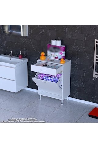 Modilayn Emir 55 X 88 X 32,5 Cm 1 Göz Sepetli Kirli Çamaşır Banyo Dolabı Piratik Çok Foksiyonlu Düzenleyici Dolap Beyaz Modilayn Emir 55 X 88 X 32,5 Cm 1 Göz Sepetli Kirli Çamaşır Banyo Dolabı Piratik Çok Foksiyonlu Düzenleyici Dolap Beyaz