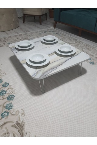Dikdörtgen Yer Sofrası 60 90 Ahşap