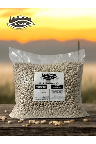Umak Yeni Mahsul Yemeklik Kuru Fasulye 4 KG