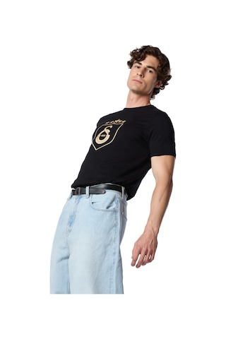 Gsstore Galatasaray Kalkan 5 Yıldız T-shirt E251395 Siyah