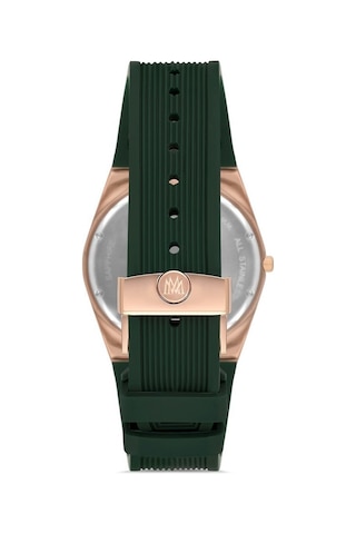 Momentus Em345r-15yr Quartz Silikon Yeşil Safir Cam 40 Mm Erkek Kol Saati