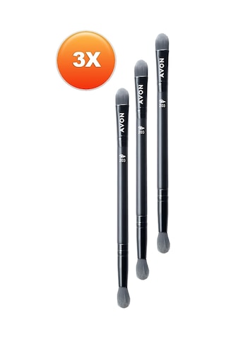 Avon Çift Uçlu Kapatıcı Ve Göz Farı Karıştırma Fırçası Üçlü Set