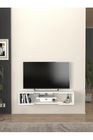 Perry Tv Sehpası Beyaz 120 Cm Diğer