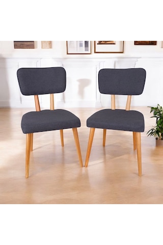 Polly Ahşap Sandalye 2 Adet