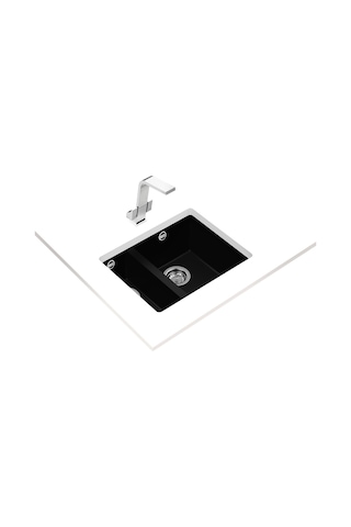 Teka Square 560 Tg Granit Eviye Black
