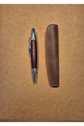 Faber Castell E-motion 1.4mm Parlak Krom/ahşap Kahverengi