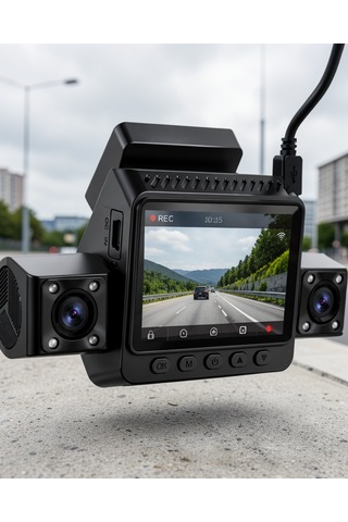 4 Kanallı Araç Kamera Sistemi Full Hd Geniş Açı Uczzz97204lüaraçkamerası