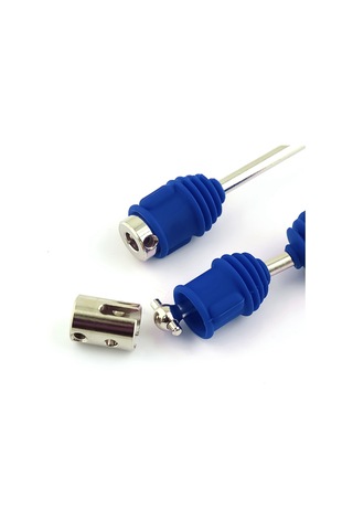 Suofeng Traxxas E-maxx 1/10 Rc Araba İçin Mavi Çelik Orta Mekanizma Vites Shaftı, 2 Adet, Toz Koruyuculu, 5151r Uyumlu, Upgrade Parçası