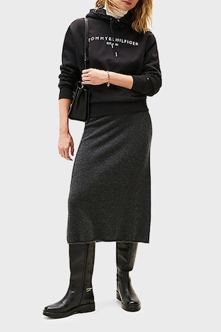 Tommy Hilfiger Bayan Sweat Ww0ww43598 Bds Siyah Siyah