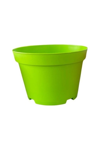 Katı Plastik Sukulent Saksısı 10 Adet Yeşil 8.5 Cm
