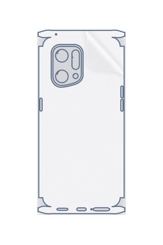 Oppo Find X5 Uyumlu Fullbody Arka Kaplama Hidrojel Koruyucu Film 73728931