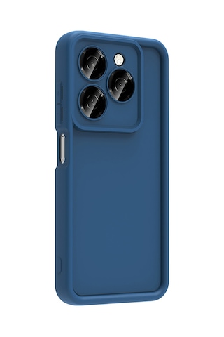 Tecno Spark 20c Kılıf Kamera Korumalı Zore Ananas Kapak Koyu Yeşil