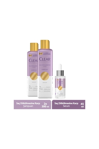 Clear Scalpceuticals Şampuan 2 x 300 ML + Serum 45 ML